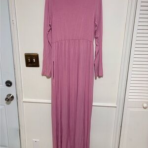 Bellamie Dusty Pink Long Sleeve Dress